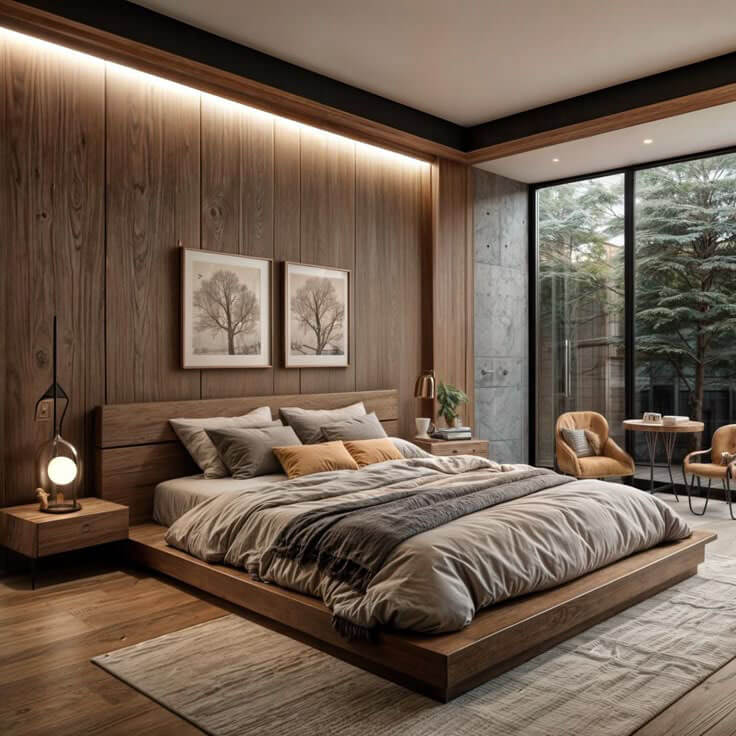 Farmhouse Decor Bedroom Design (FDBD-1)