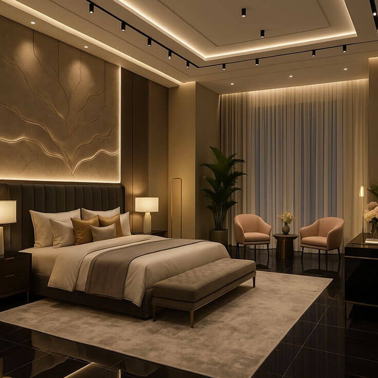Farmhouse Decor Bedroom Design (FDBD-6)