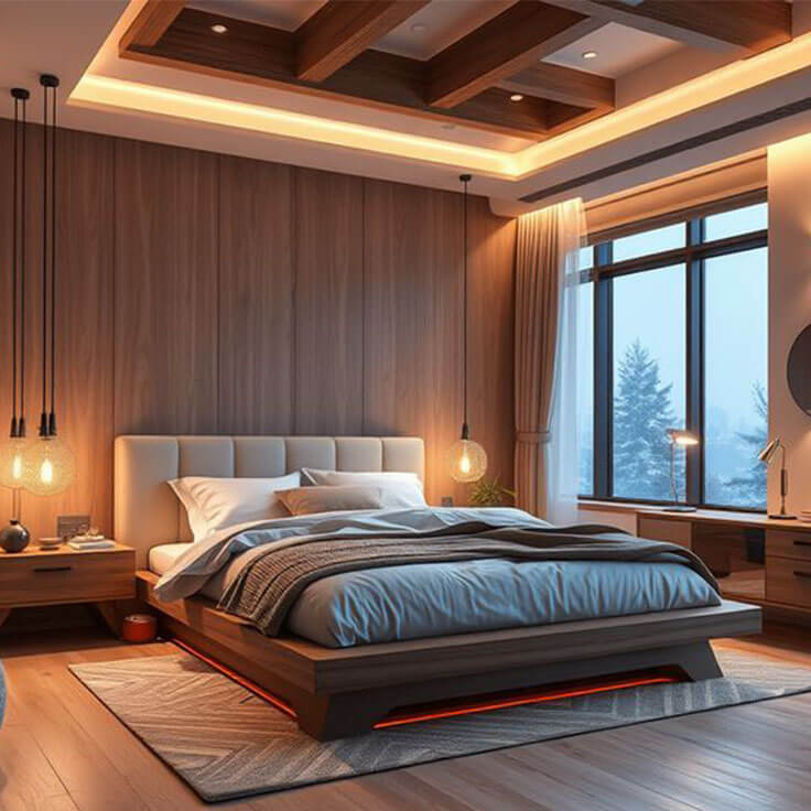 Farmhouse Master Bedroom Design(FMBD-2)