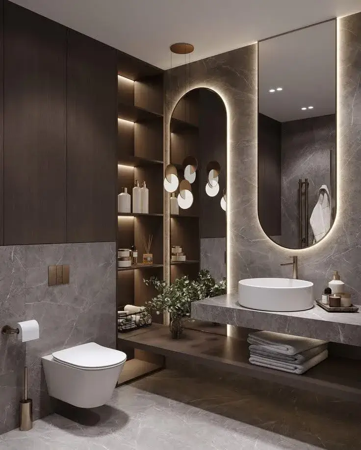 Rustic Washroom Design(RWD-1)