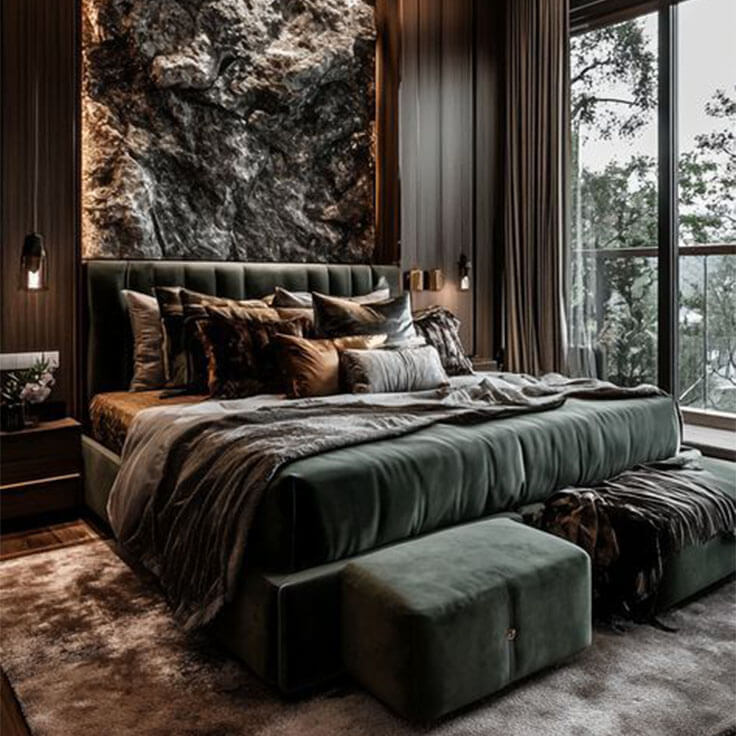Rustic Bedroom Design(RBD-3)