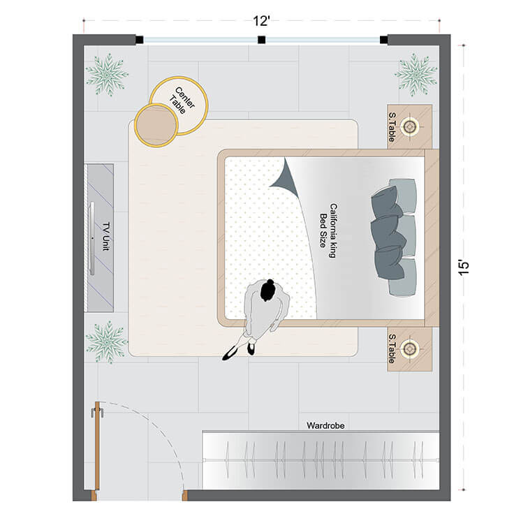 Rustic Bedroom Layout(RBL-5)