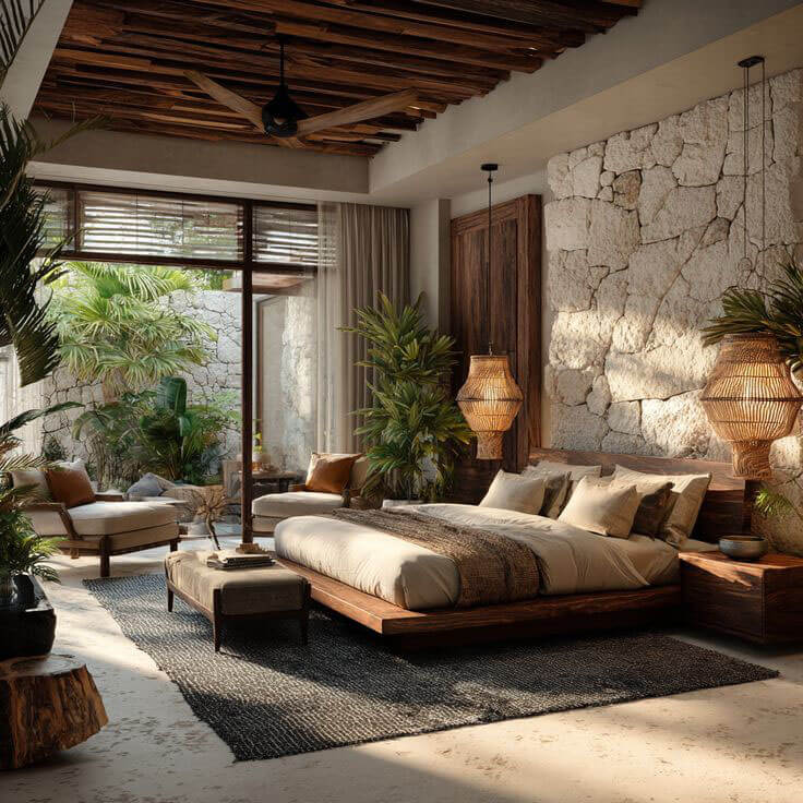 Rustic Master Bedroom Design(RMBD-4)